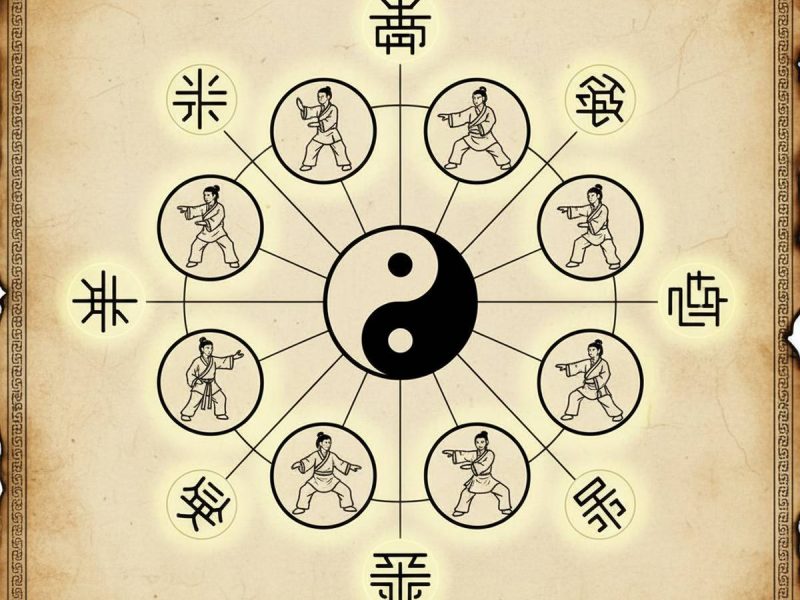 Le tecniche principali del Tai Chi Chuan BA-MEN